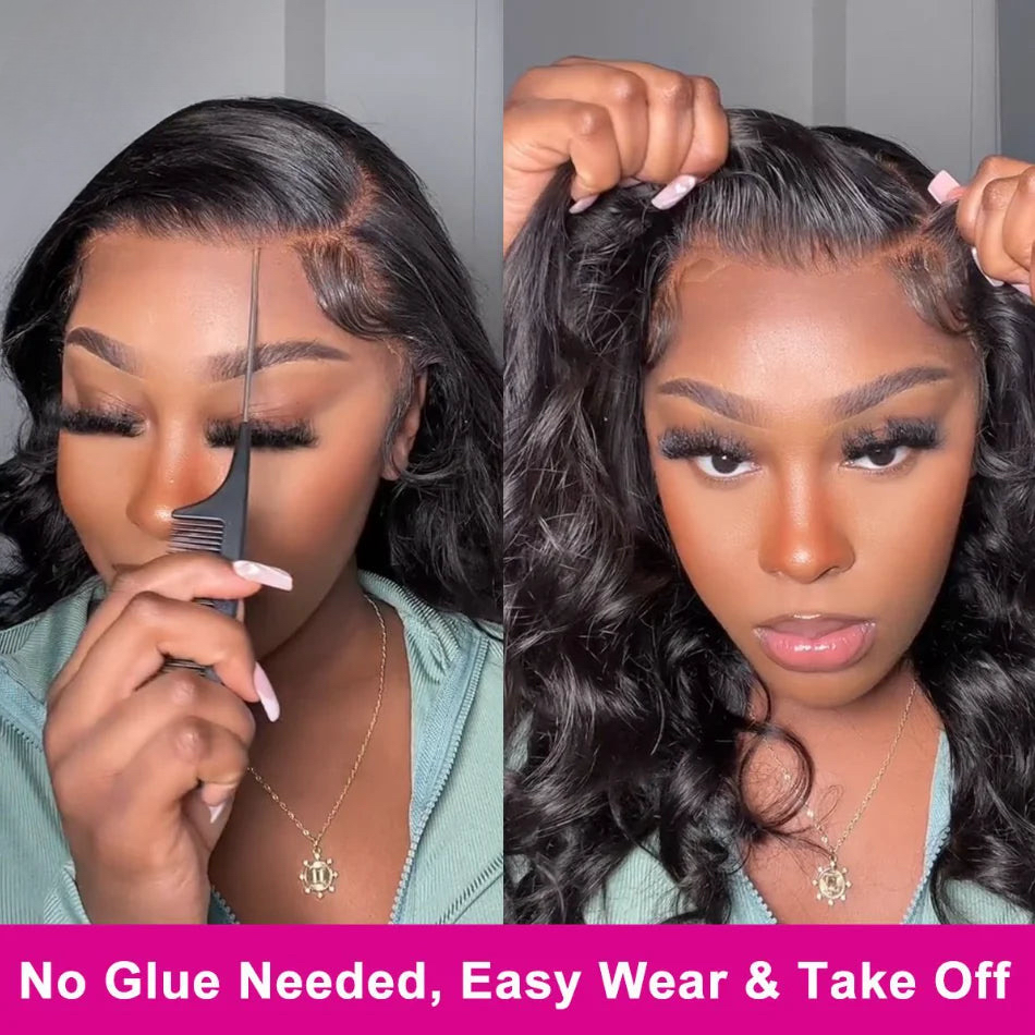 Bye-Bye Knots Wig 7x5 Pre Cut Lace Wig Human Hair Body Wave Wig Pre Plucked Lace Front Wig Ready To Wear Go Glueless Wigs