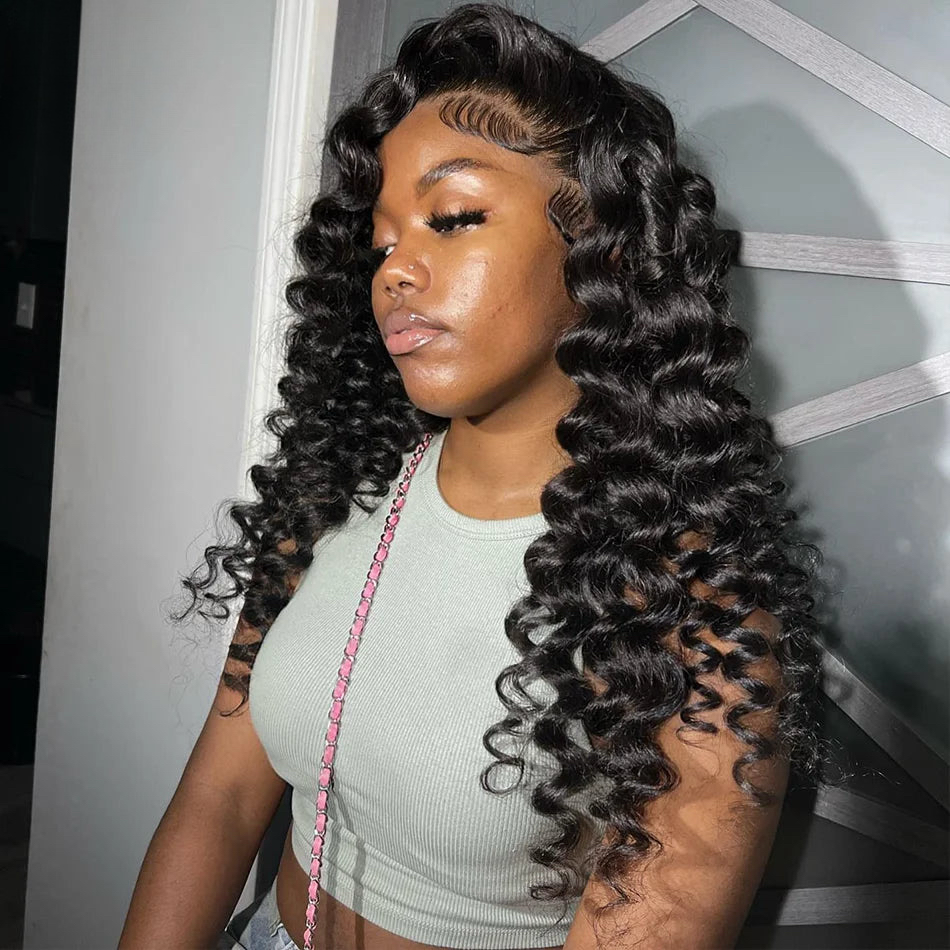 Half Color Orange Red Curly 5x5 Transparent Lace Wig 13x4 Lace Front Wig Remy Human Hair 13x6 Lace Front Wig Pre-Plucked