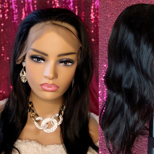 Gracefulness Straight 13x4 Lace Front Hair Wig 100% Virgin Human Hair
