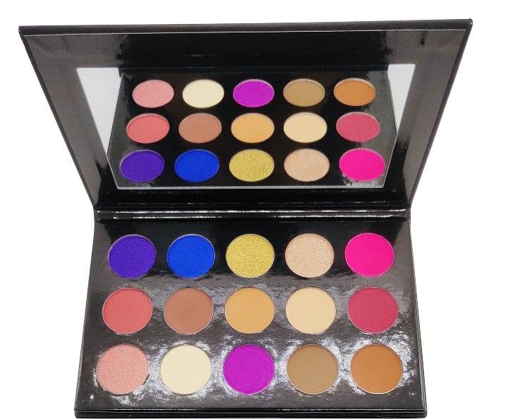 Paleta de sombras de ojos Sophia 15 pocillos