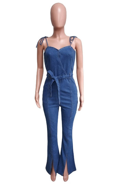 WOMEN FASHION DENIM JUMPSUIT