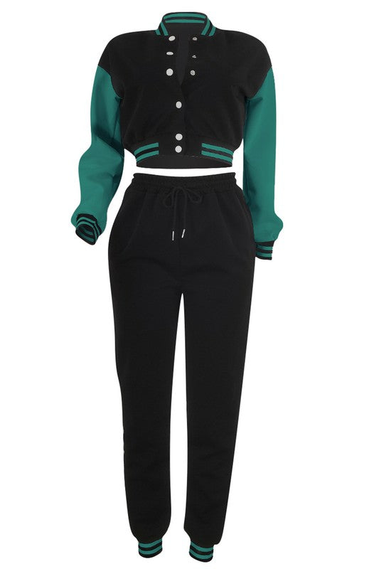 WOMEN FASHION TWO PIECE PANT SET