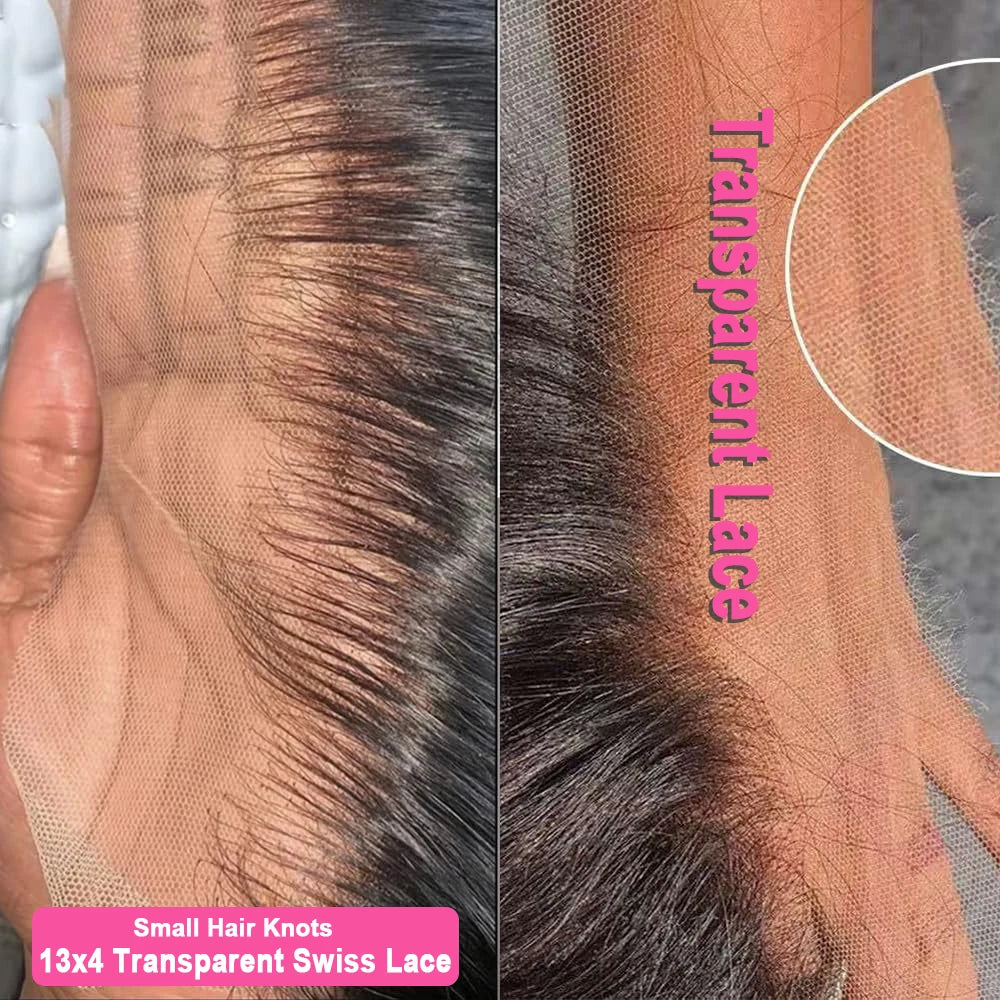 230% Density Body Wave Short Bob Wigs Human Hair 13x4 Transparent Lace Frontal Human Hair Wig 4x4 Lace Closure Bob Wig