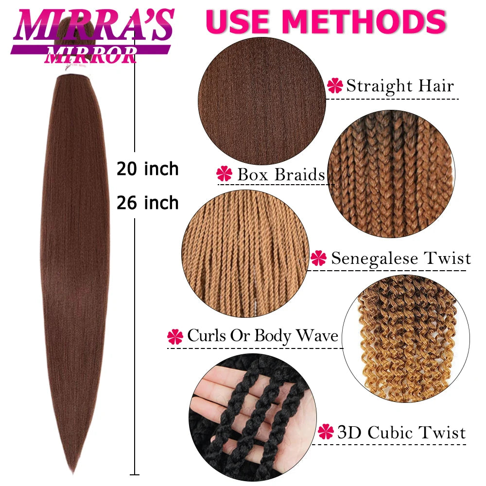 Synthetic Braiding Hair Black Jumbo Braids Hair Extensions Professional Braid Hair for Crochet Twist Braids Soft Yaki Texture