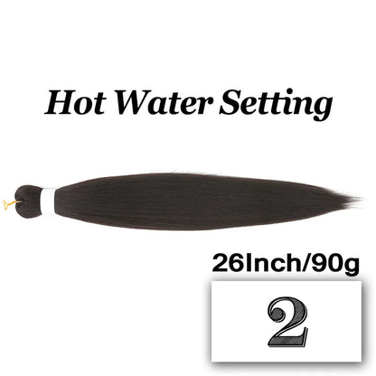 Braiding Hair Pre-stretched 26 Inch Hair Extensions for Afro Crochet Braids Synthetic Hair DIY Purple Pink Peach Red Jumbo Braid