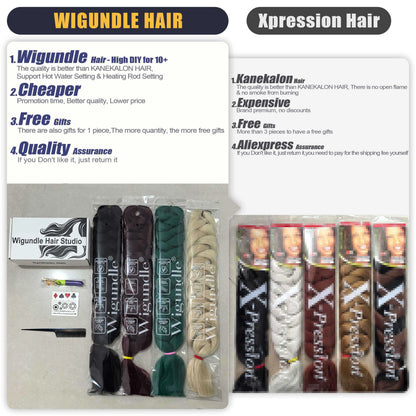 82 Inch Long Kanekalon Jumbo Braiding Hair Synthetic Braids Crochet Hair Extensions 165g Pre Stretched Braid