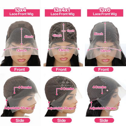 Highlight Emerald Green Colored 200% Bone Straight 13x4 13x6 Lace Frontal Wigs Human Hair Pre-Plucked 5x5 Closure Wigs
