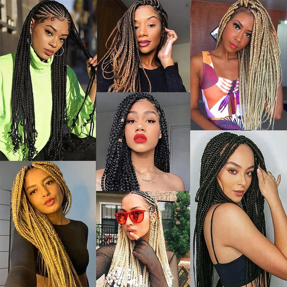 Pre Stretched Braiding Hair 26in 3 Packs Black Braiding Hair Synthetic Prestretched Braid Hair Extensions Crochet Twist Braids