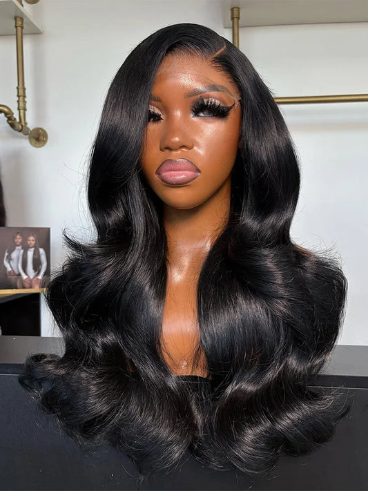 40 Inch Body Wave 13x6 Hd Lace Frontal Wig Human Hair 360 Brazilian Pre-Plucked Lace 13x4 Lace Front Wigs 250 Density