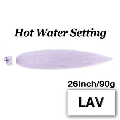 Braiding Hair Pre-stretched 26 Inch Hair Extensions for Afro Crochet Braids Synthetic Hair DIY Purple Pink Peach Red Jumbo Braid
