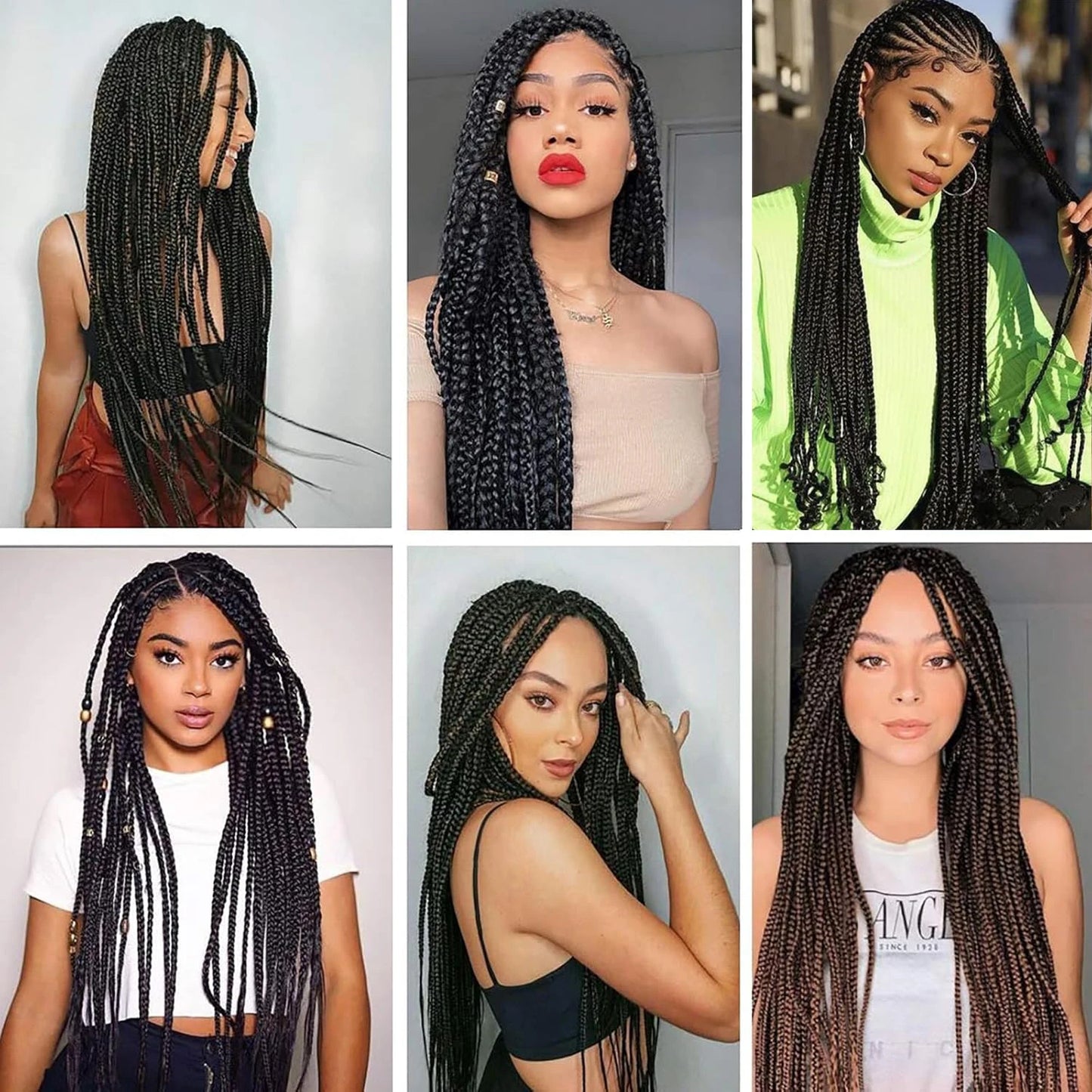 Braiding Hair Pre Stretched Hot Water Setting Black Braiding Hair 8 Packs Synthetic Xpression Pre-stretched Braids Hair Extension