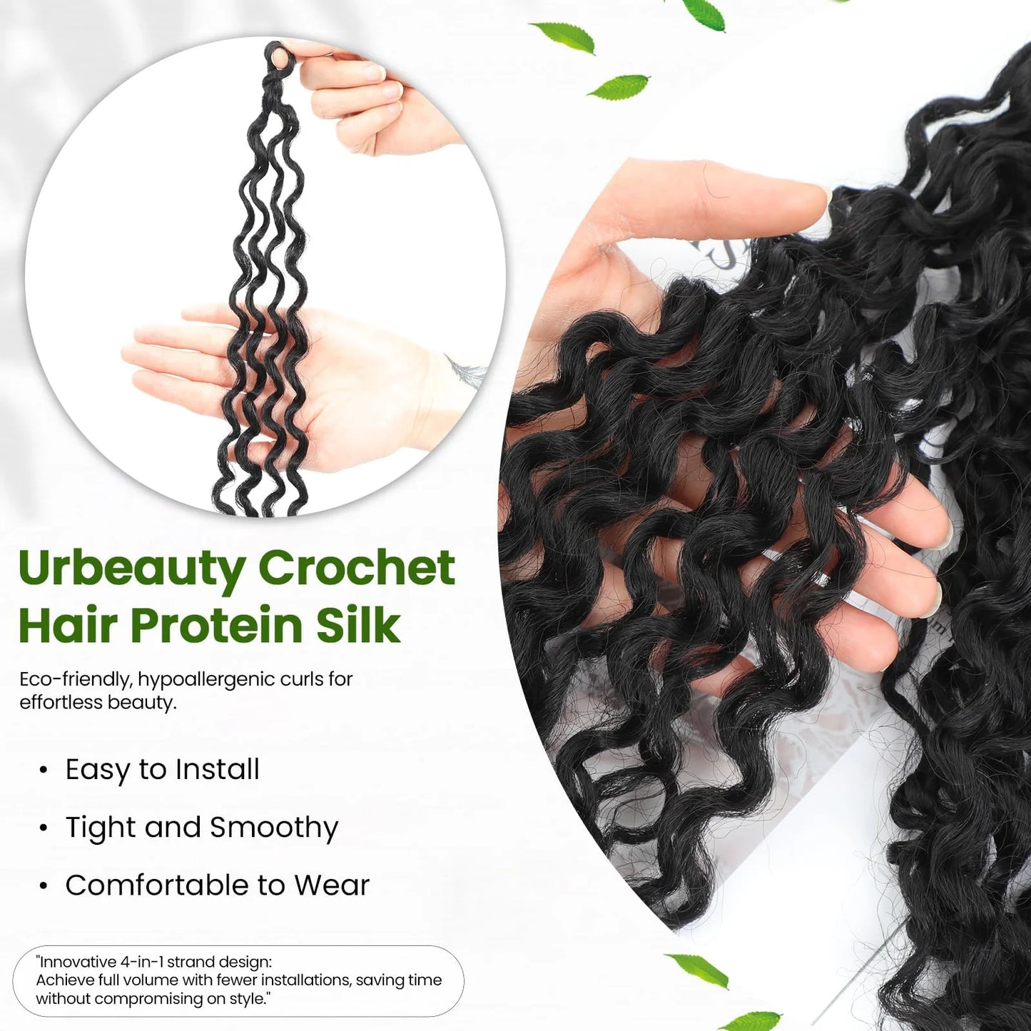 Kinky Curly Hair Pre-Separated Multi-Textured Afro Kinky Curly Feather Crochet Human Braiding Human Crochet Hair