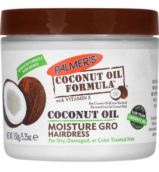 Coconut Oil Formula Moisture Gro Hairdress With Vitamin E 150 g